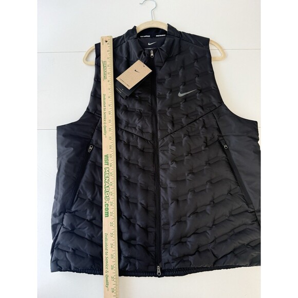Nike Therma Fit ADV Water Repel Down Fill Running Jacket Vest Men LT FB7542-010 - Picture 12 of 16